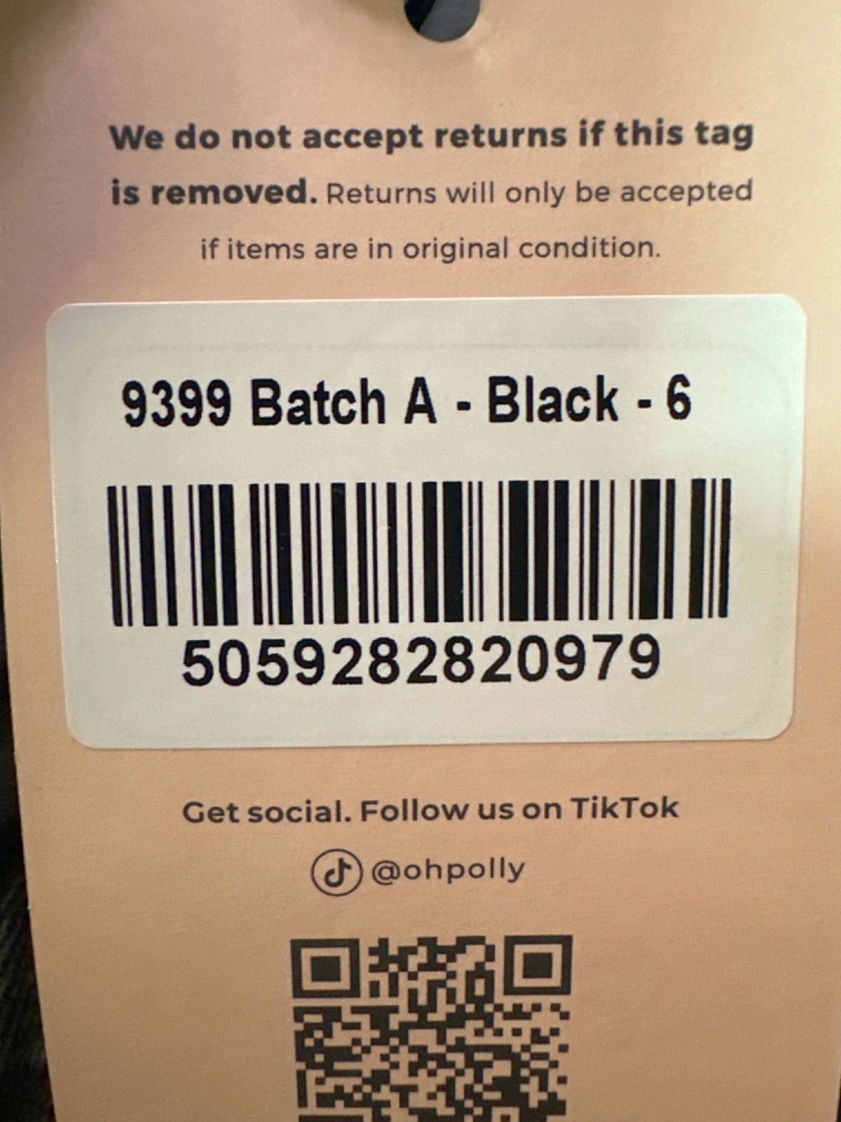 Oh Polly Black Corset Top UK 6