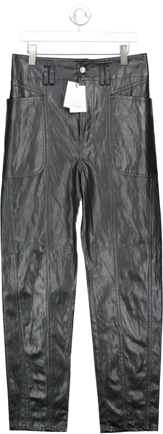 isabel etoile Black Tesseni Pantalon Trousers UK 8