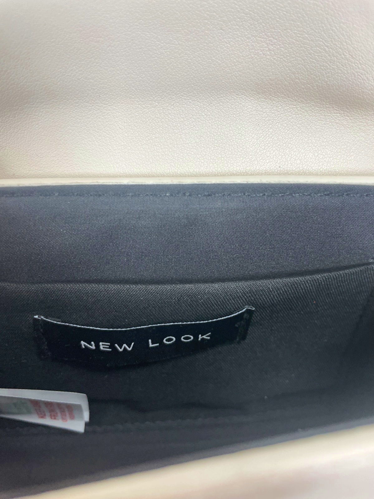 New Look White Braided Detail Handbag