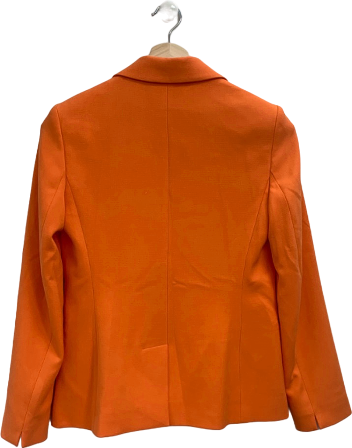 French Connection Orange Single-Button Blazer UK 8