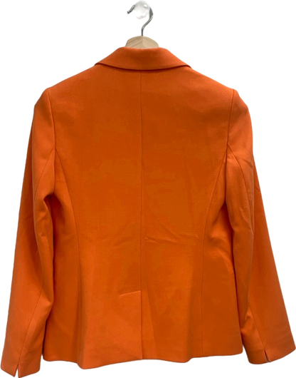 French Connection Orange Single-Button Blazer UK 8