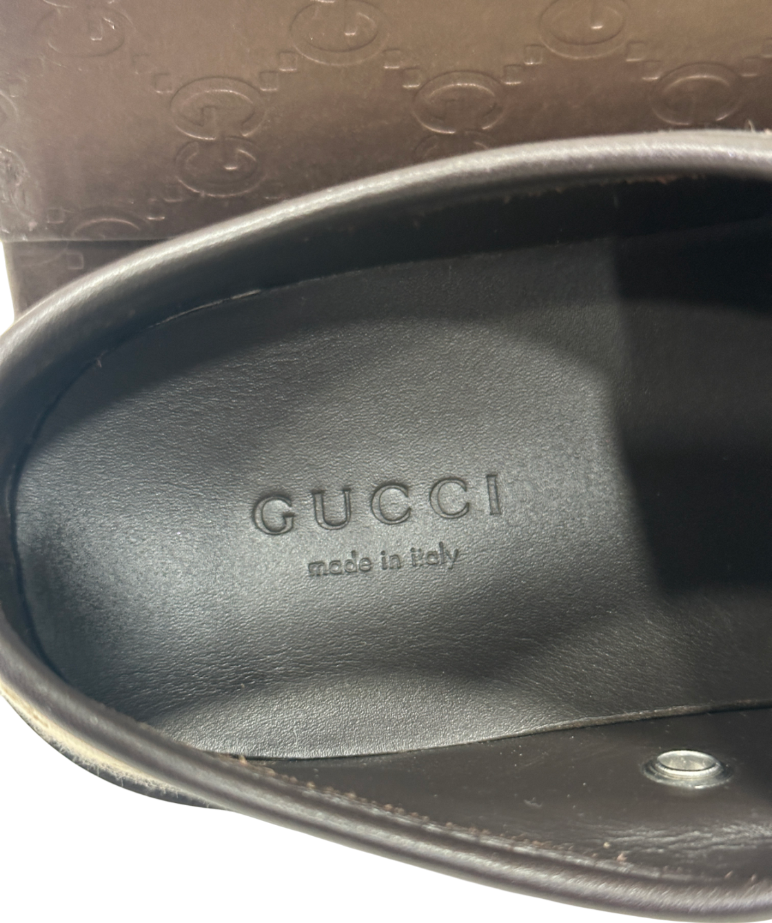GUCCI Brown GG Monogram Supreme Low Trainer UK 2 EU 35 👠