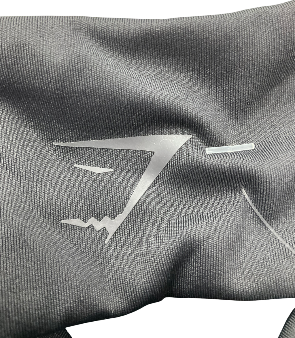 gymshark Black Twist Front Bralette UK S