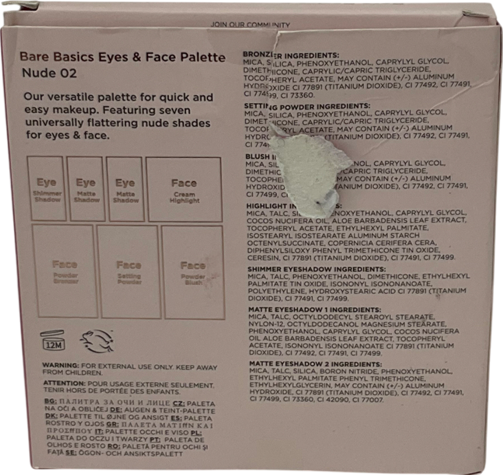 Sculpted by Aimee Bare Basics Palette Nude 02