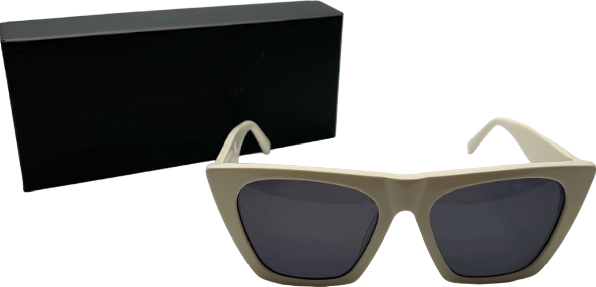 Past Midnight White The Classic 01 Sunglasses One Size