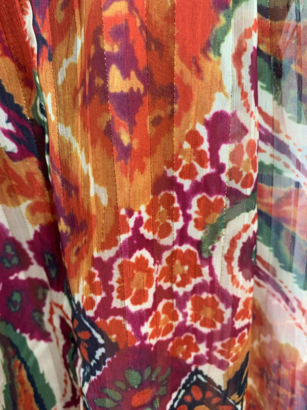 Blue Vanilla Multicolour Halterneck Printed Top UK 10