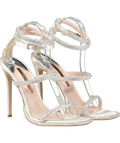 White Sophia Webster Callista 110mm Rhinestone-embellished Sandals UK 7 EU 40