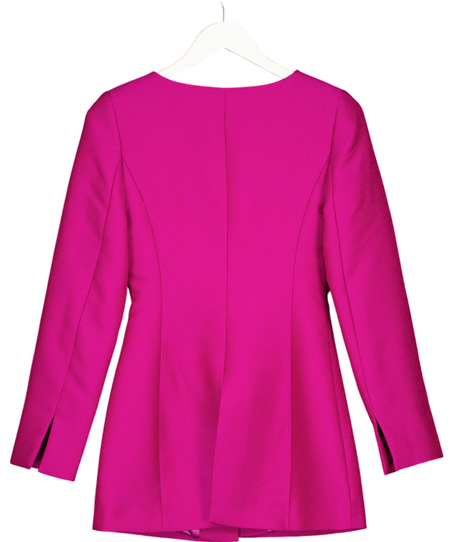 DESTREE Purple Claude Jacquard Blazer UK XS