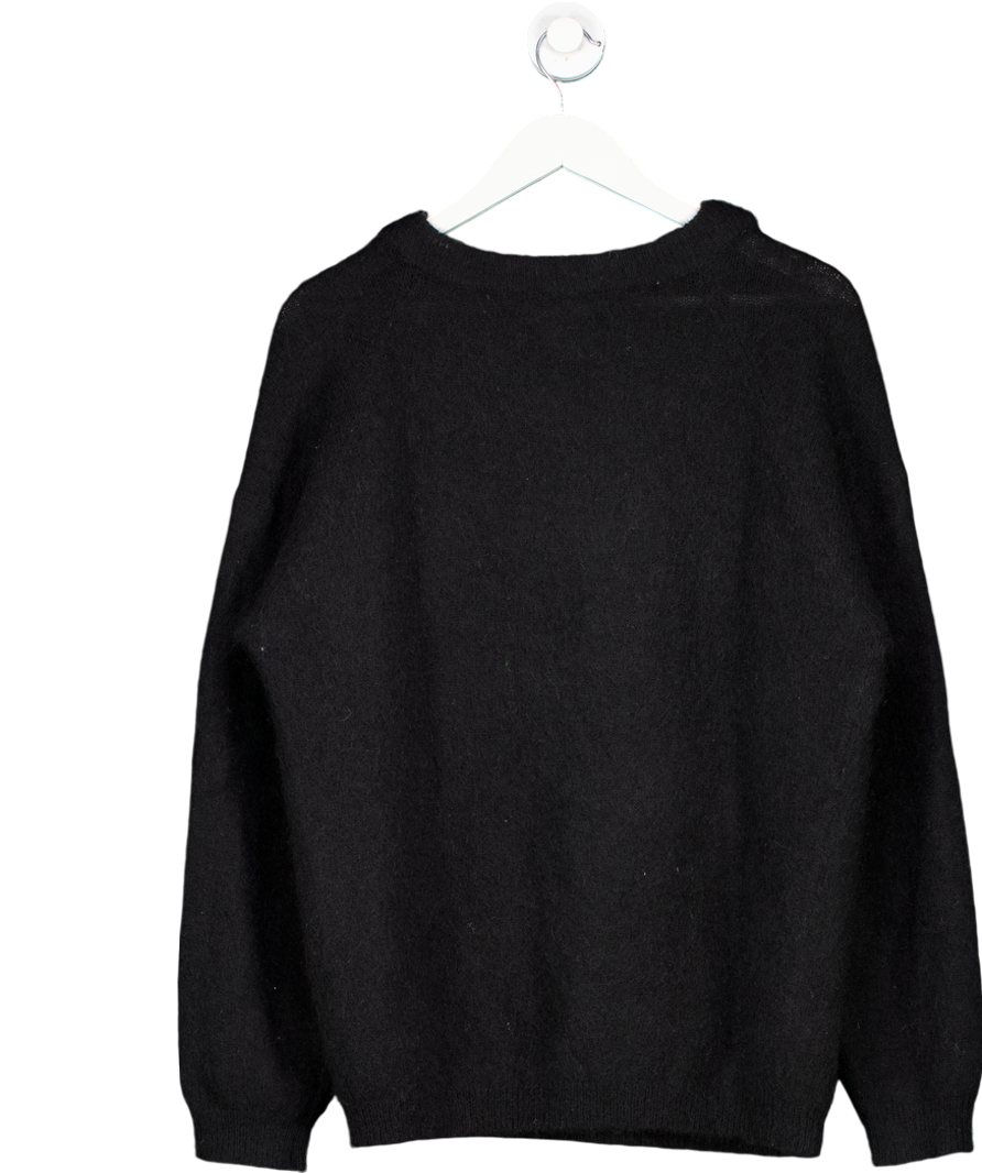 Acne Studios Black Dramatic Moh Rms Sweater UK S