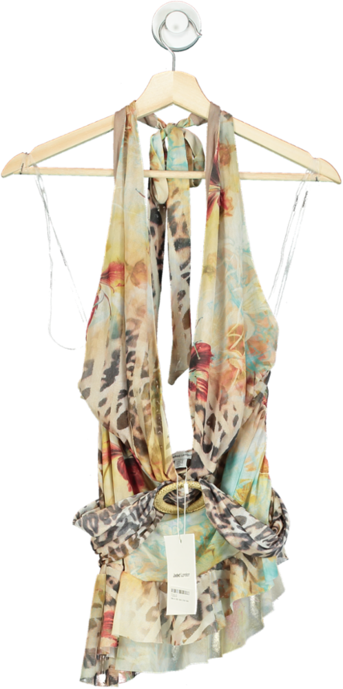 Jaded London Multicoloured Ruffle Mini Dress UK 8