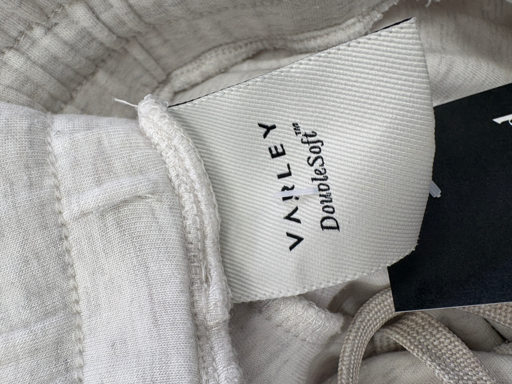 Varley Grey Double Soft Slim Fit Joggers UK S