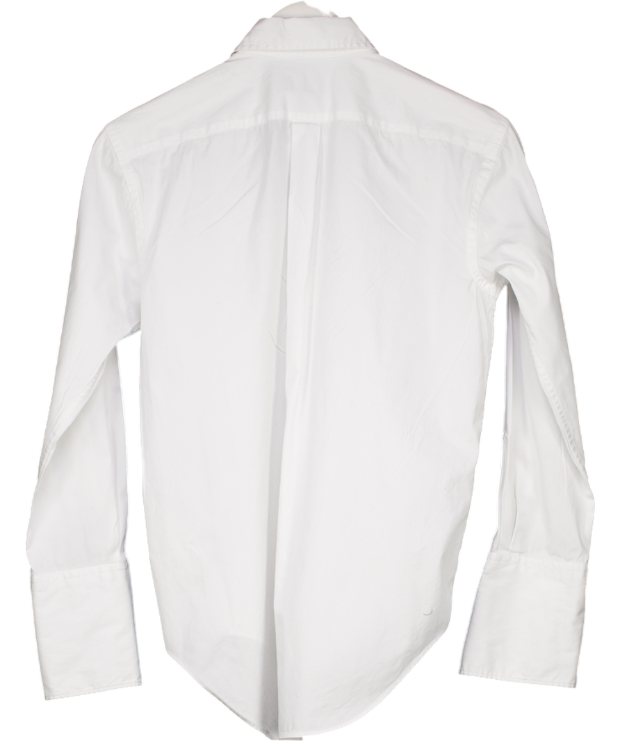 Polo Ralph Lauren White Cotton Classic Shirt UK 6