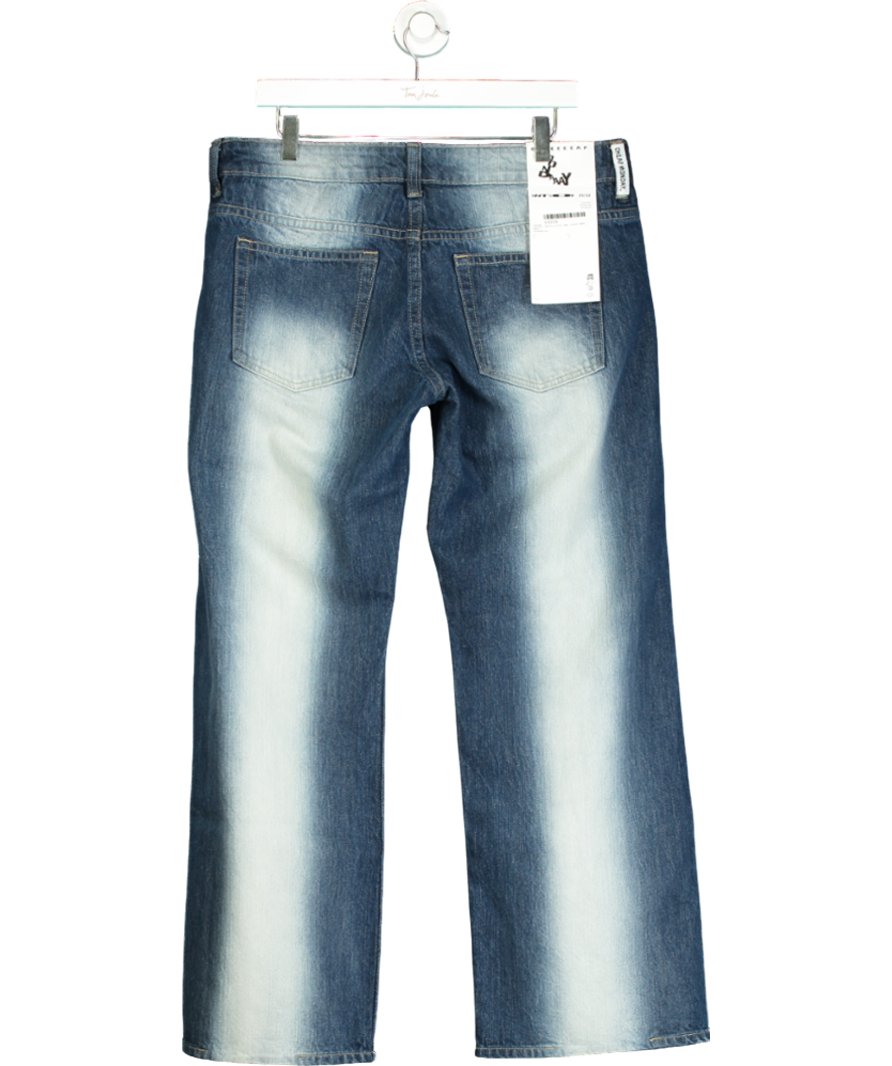 Cheap Monday Blue Anti Low-waist Straight Jeans W33