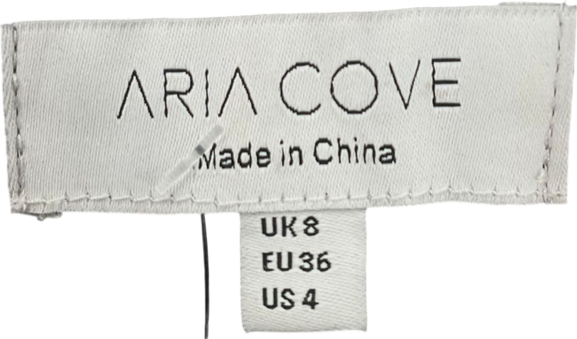 Aria Cove Black Valencia - Cover Up Dress UK 8