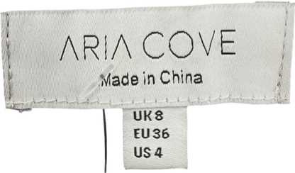 Aria Cove Black Valencia - Cover Up Dress UK 8