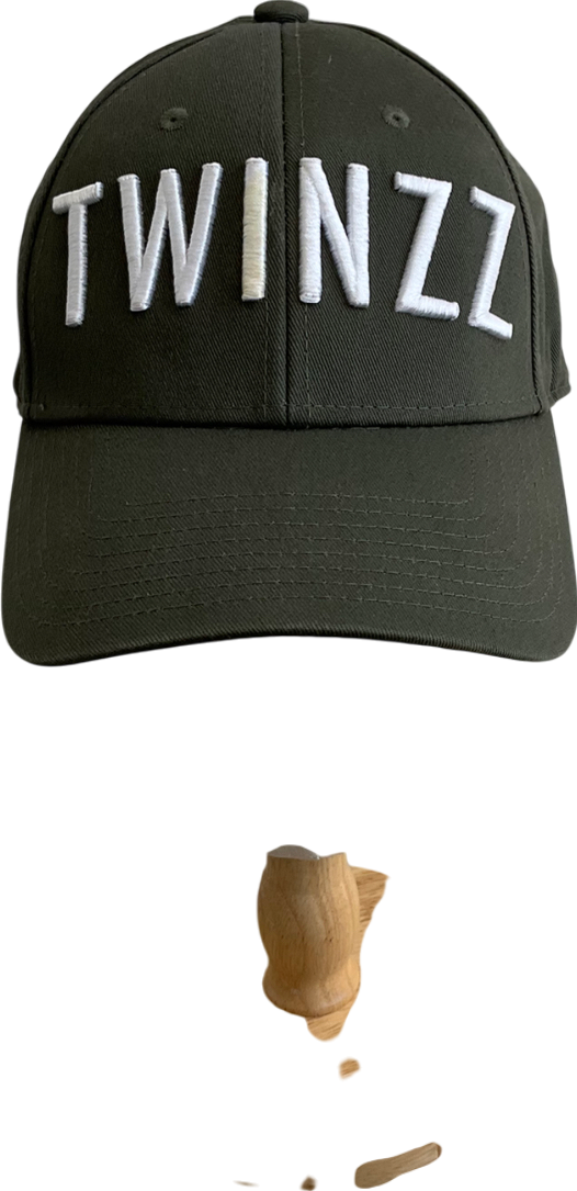 twinzz Green Embroidered Logo Baseball Cap One Size