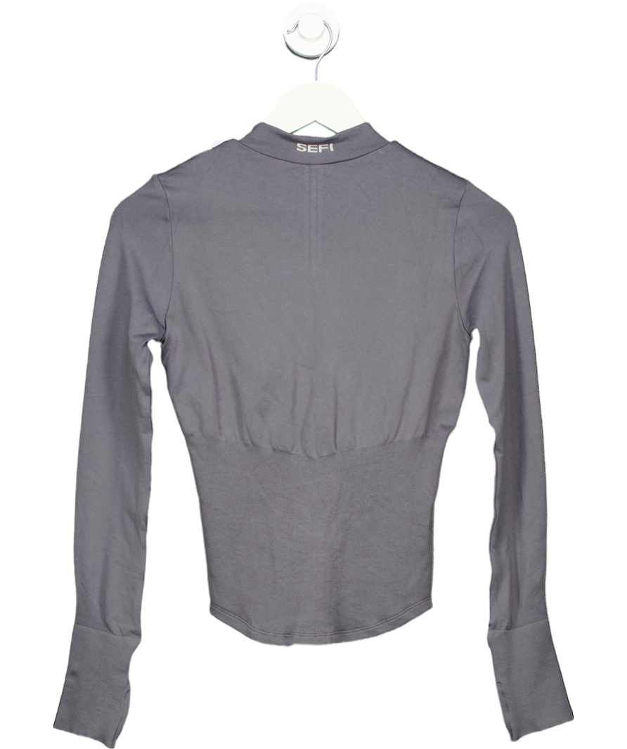 SEFI Grey Timeless Zip Jacket UK XS