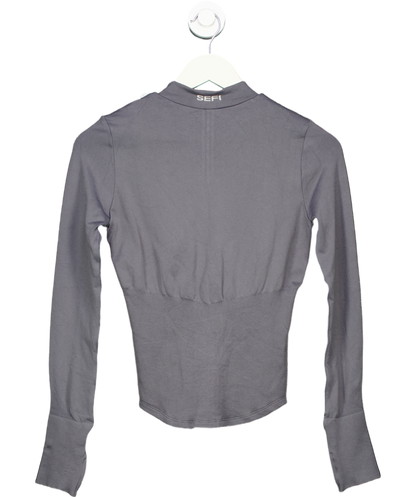 SEFI Grey Timeless Zip Jacket UK XS