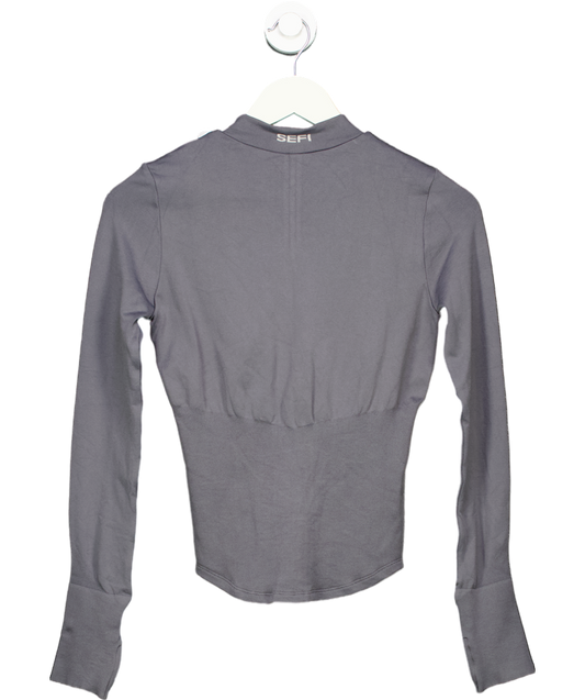 SEFI Grey Timeless Zip Jacket UK XS