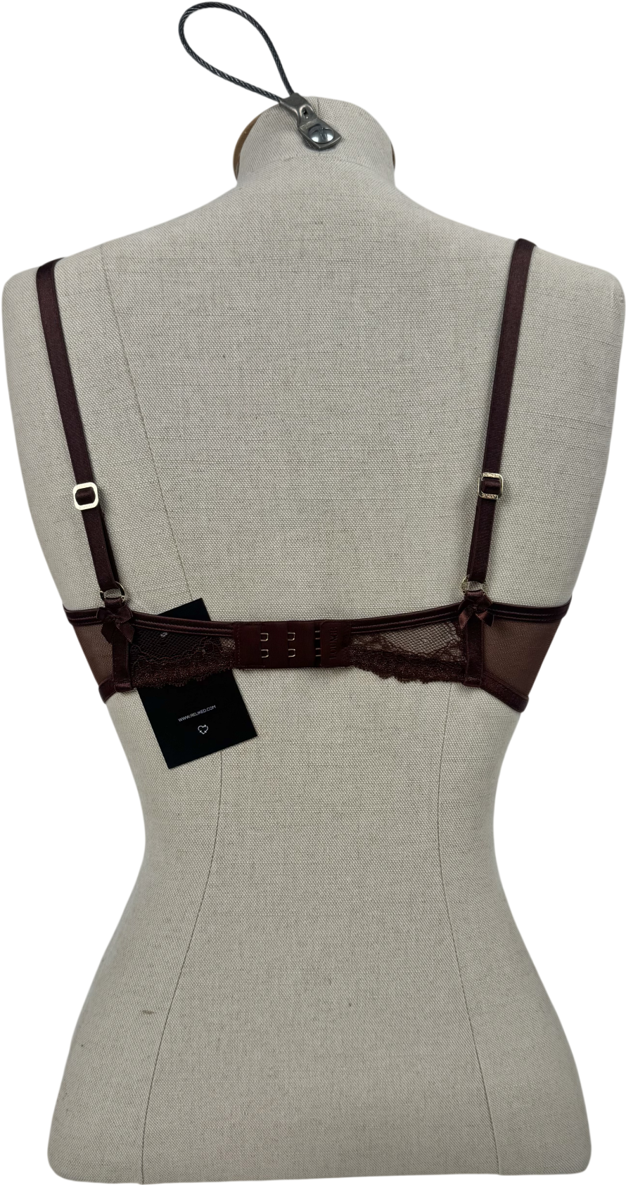 Lounge Underwear Brown Brianna Plunge Bra UK 32E