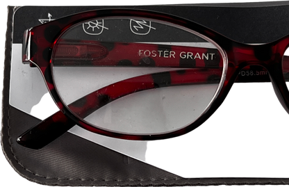 Foster Grant Paris Lenses Reading Glasses +1 Red/black