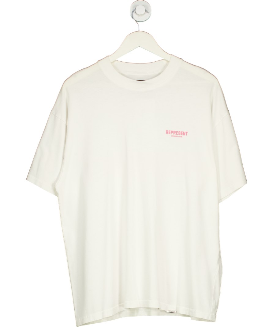 White Represent Owners Club T-shirt UK M