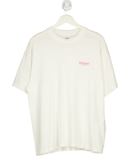 White Represent Owners Club T-shirt UK M