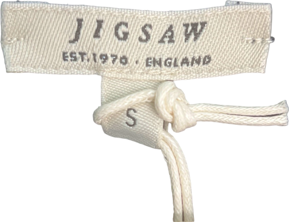 Jigsaw Black Cotton Luxe Raglan Tee UK S