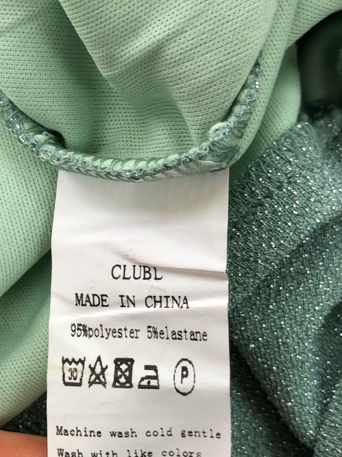 Club L London Mint Green Ruched Dress UK 8