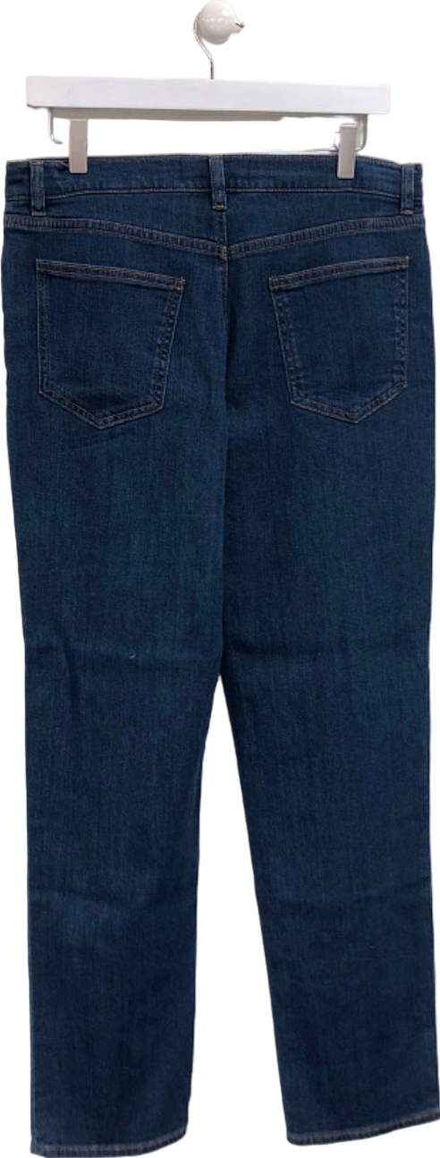 The White Company Blue Marlow Straight Fit Jeans UK 12
