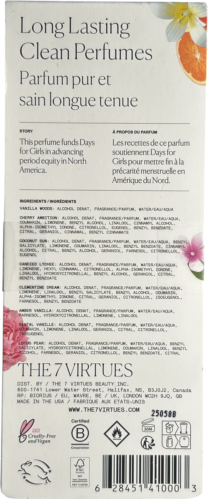 The 7 virtues Perfume Layering Discovery Set 8x1.7ml