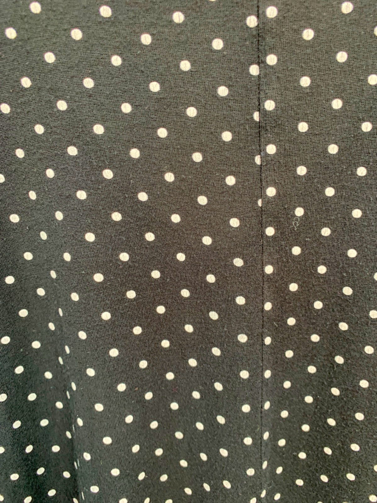 Yours Black Polka Dot Long Sleeve Dress UK 22-24