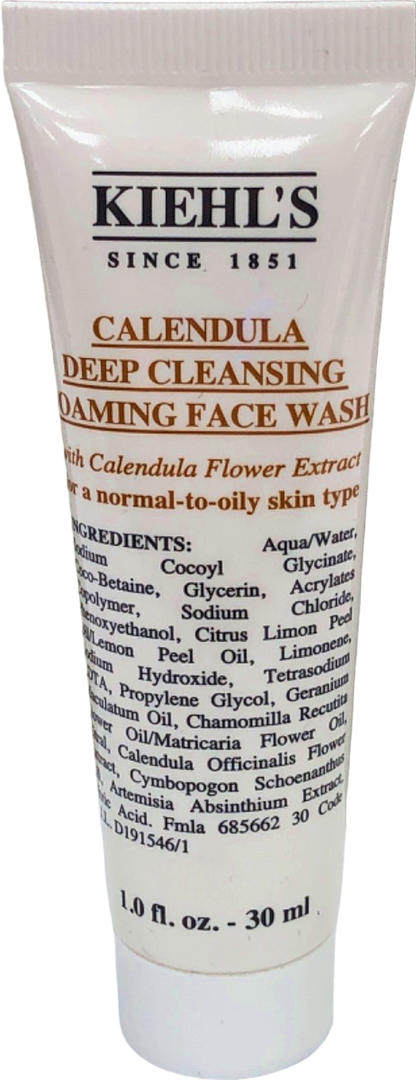 Kiehl's Calendula Deep Cleansing Foaming Face Wash No Shade 30ml