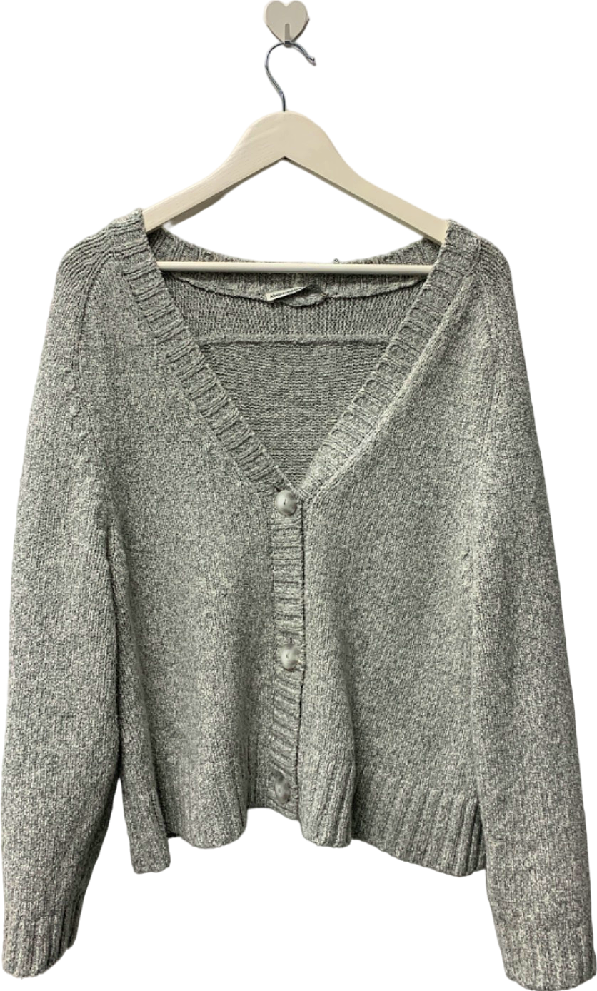 Abercrombie & Fitch Grey Knit Cardigan UK XL