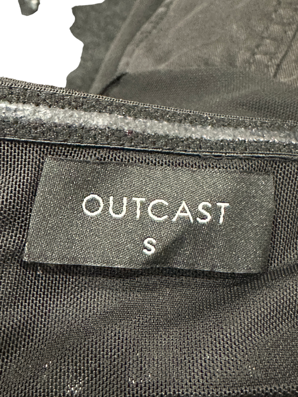 Outcast Black Mesh Maxi Dress S