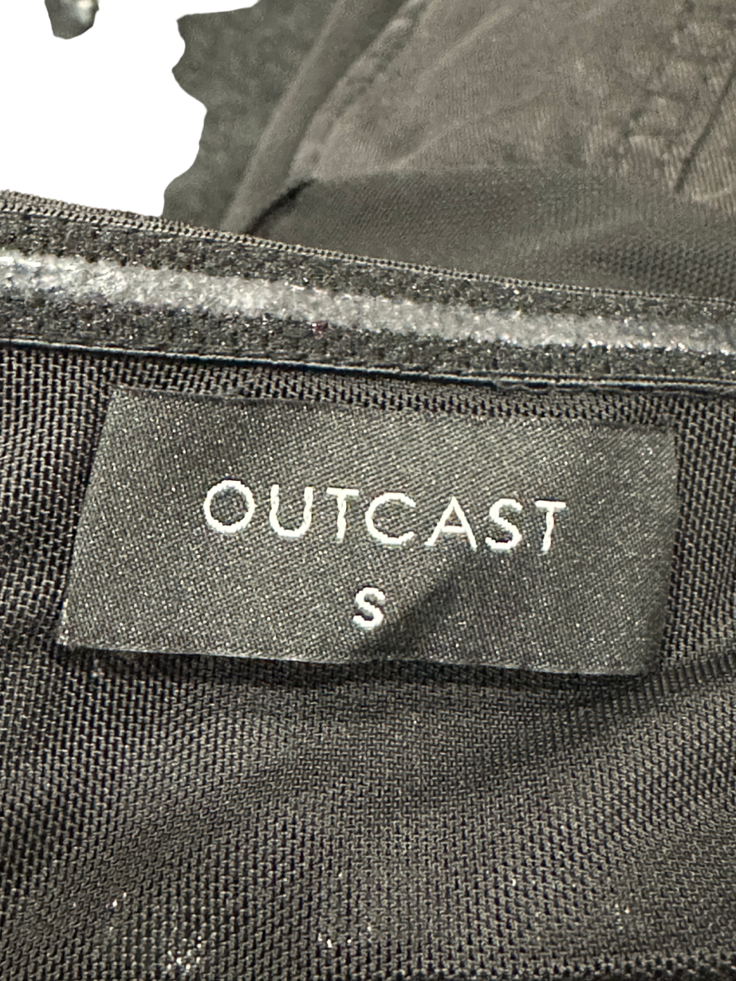 Outcast Black Mesh Maxi Dress S