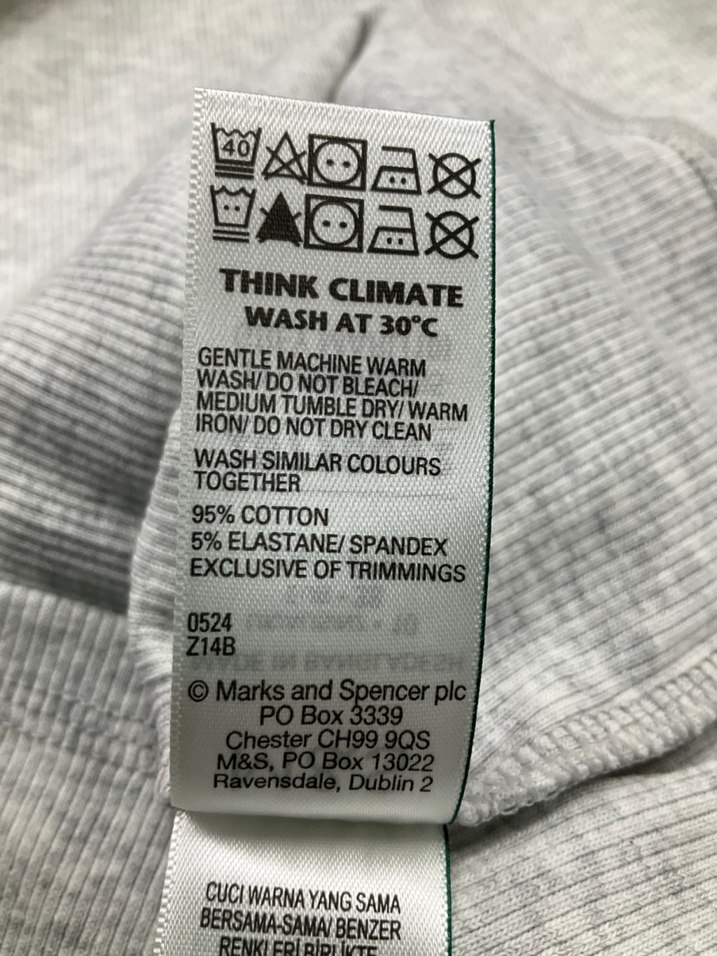 M&S Grey Roll Neck Jumper UK 10