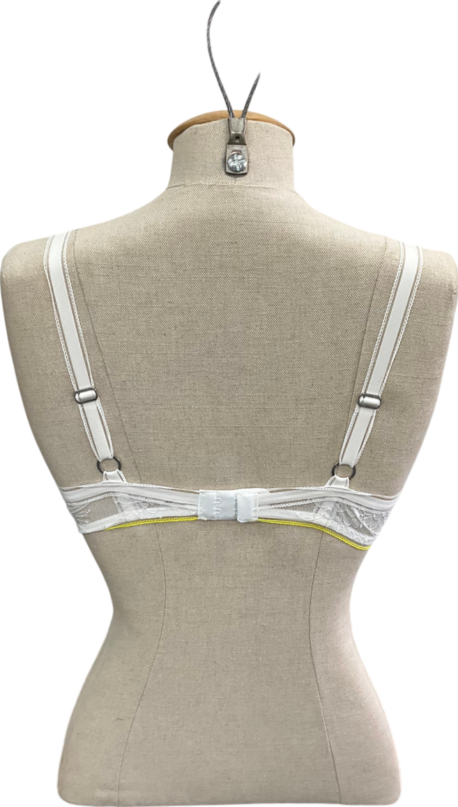 Lounge Underwear White Fleet Balcony Bra UK 34D