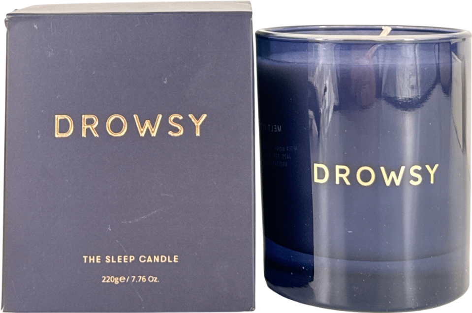 Drowsy Sleep Co Blue The Sleep Candle 220g No Size