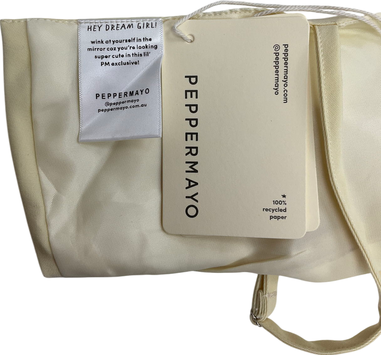 pepper mayo Yellow Sarah Halterneck Vest Top UK 8