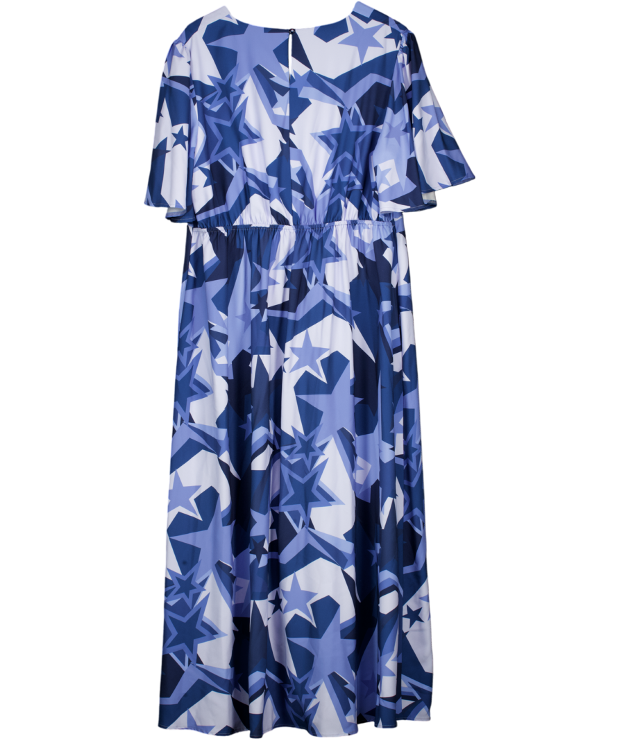 Twisted Wunder Blue Grace Star Maxi Dress UK 22