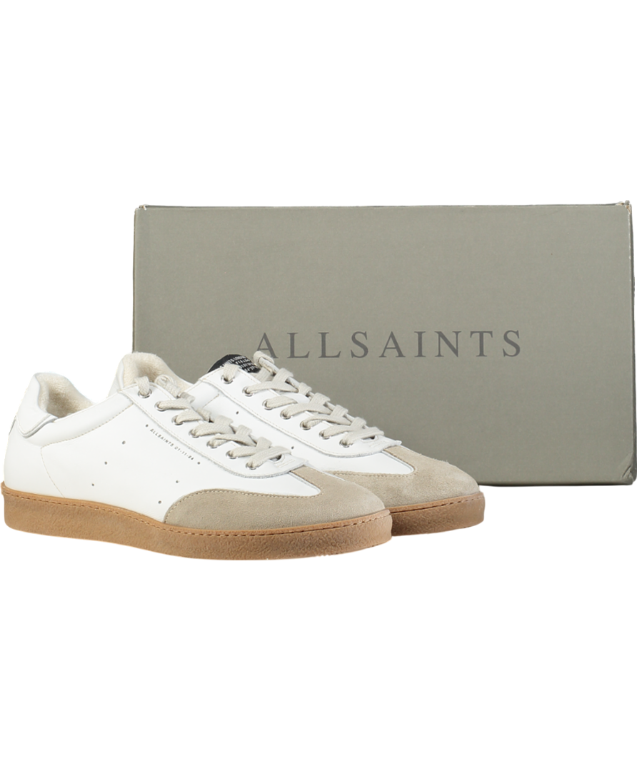 AllSaints White Leo Low Top Sneaker UK 9 EU 43 👞