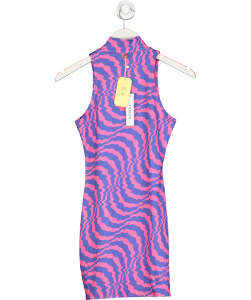 BananHot Pink Via Mini Dress UK S