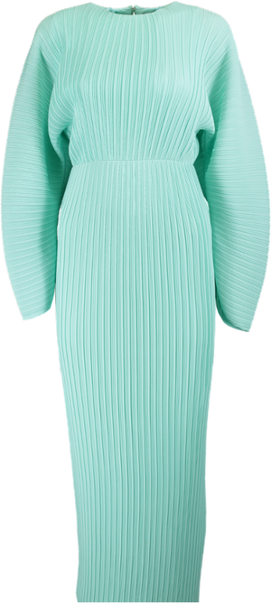 Solace London Aqua Pleated Dress UK 6