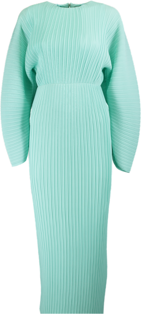Solace London Aqua Pleated Dress UK 6