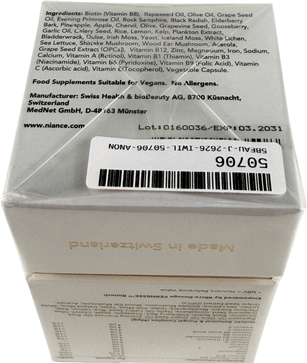Niance Holistic Body Reset Tablets, Pills & Capsules One size 60 caps