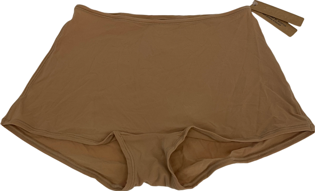 SKIMS Nude Boy Shorts In Ochre UK M