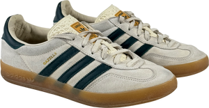 ADIDAS Gazelle Indoor Cream Trainers - White /collegiate Green UK 6 EU 39