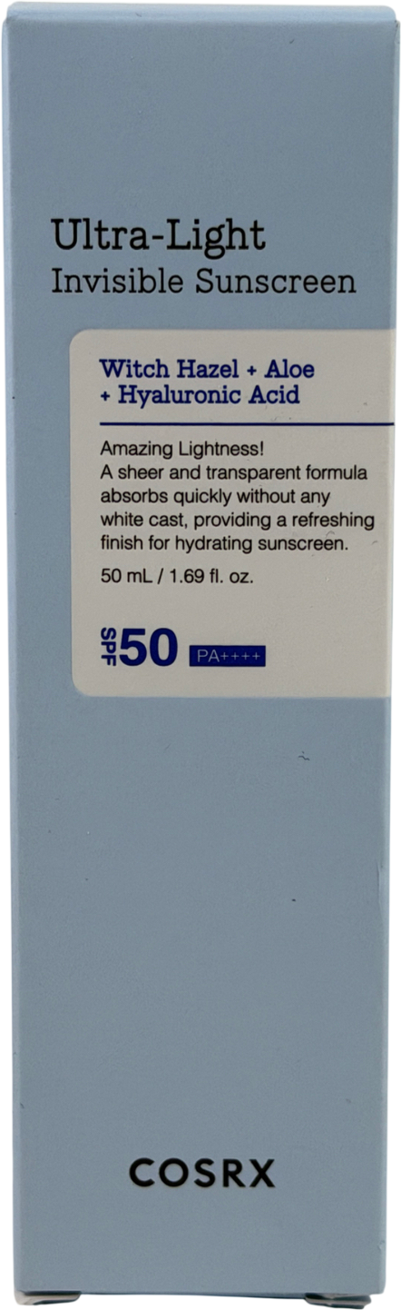 COSRX Ultra Light Invisible Sunscreen Spf 50 Pa++++ 50ml