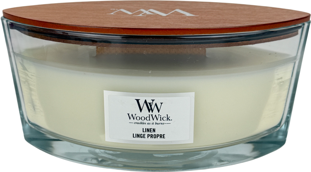 Woodwick White Linen Candle 453.6g One Size